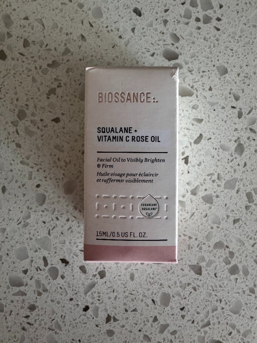Biossance Squalane + Vitamin C Rose Oil 